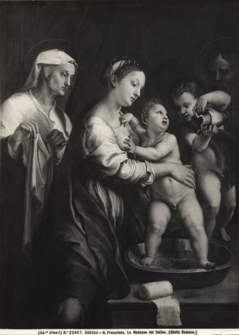 Alinari, Fratelli — Dresda - R. Pinacoteca. La Madonna del Catino. (Giulio Romano.) — insieme